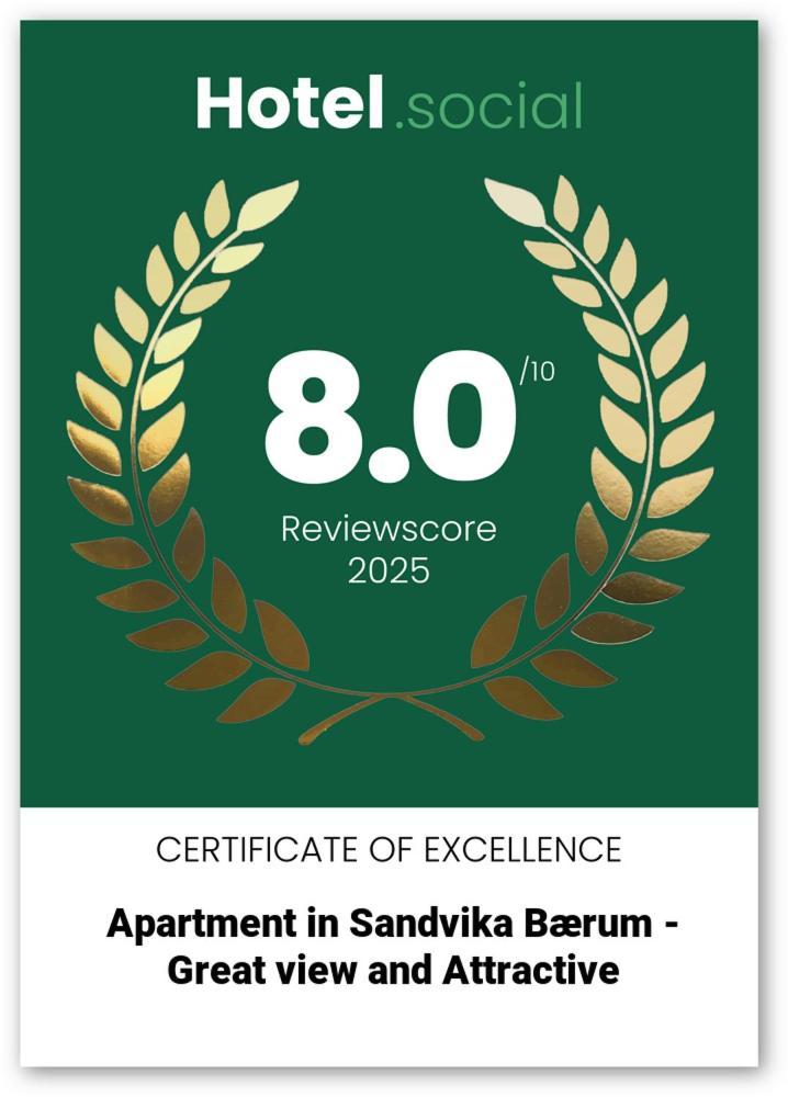 Jeci Apartment Sandvika Baerum - Great View And Attractive סאנדוויקה מראה חיצוני תמונה